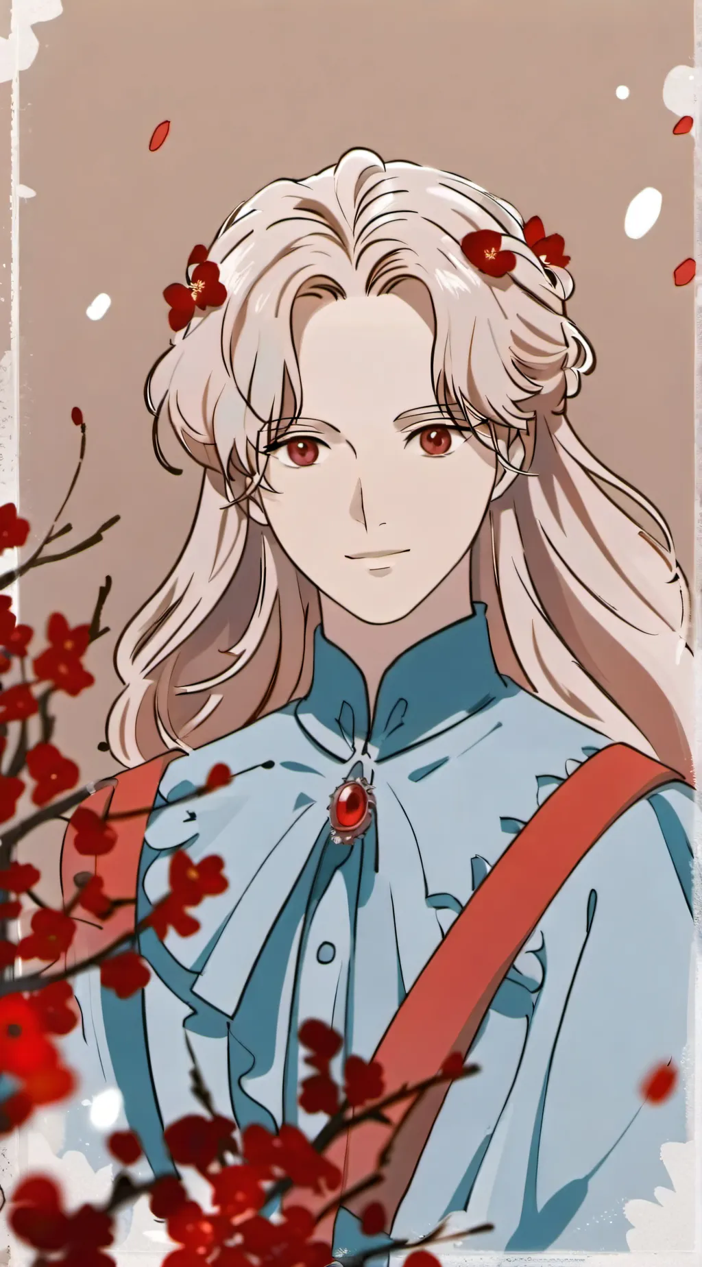 ai character: Portgas D Rouge background