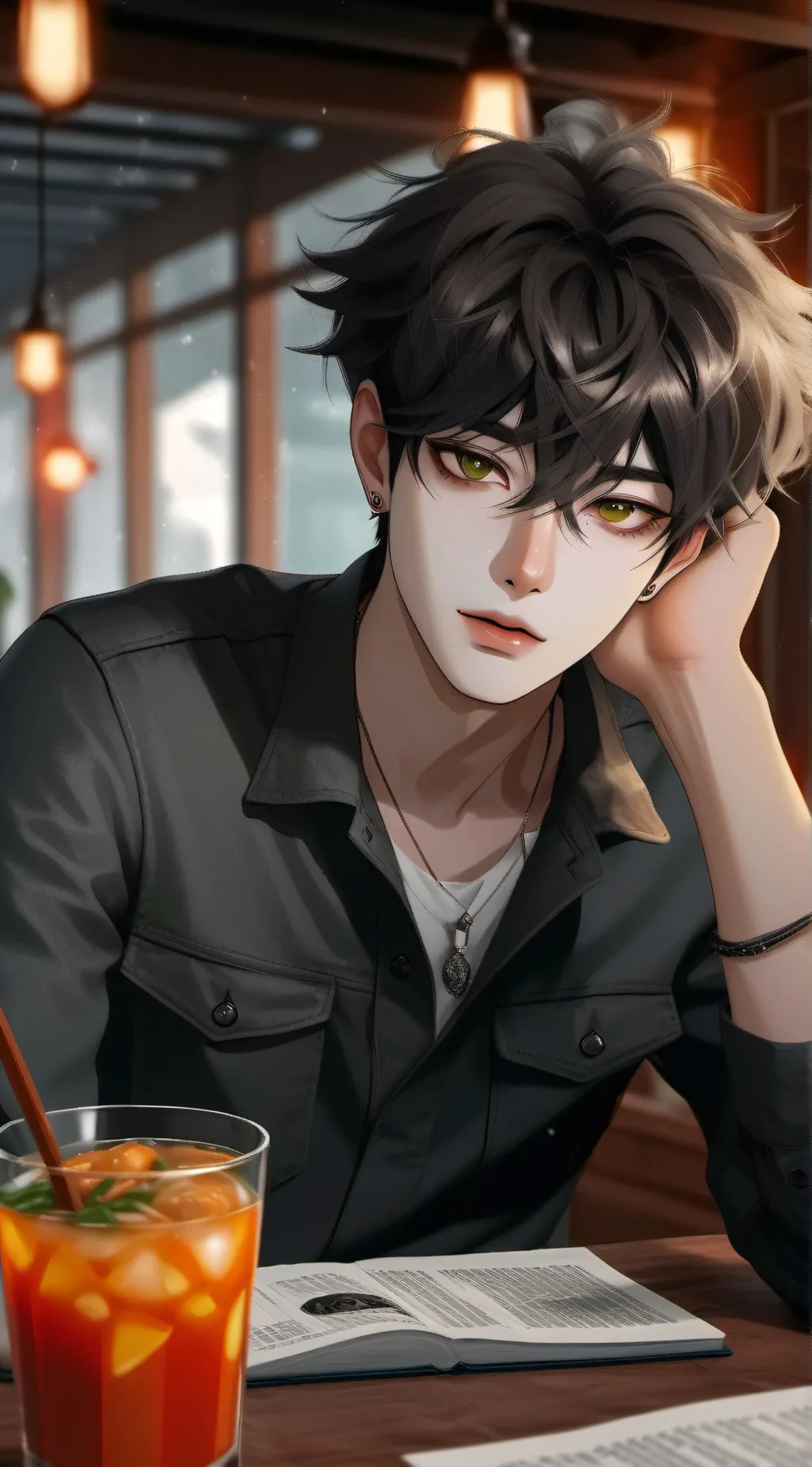 ai character: Hunter background