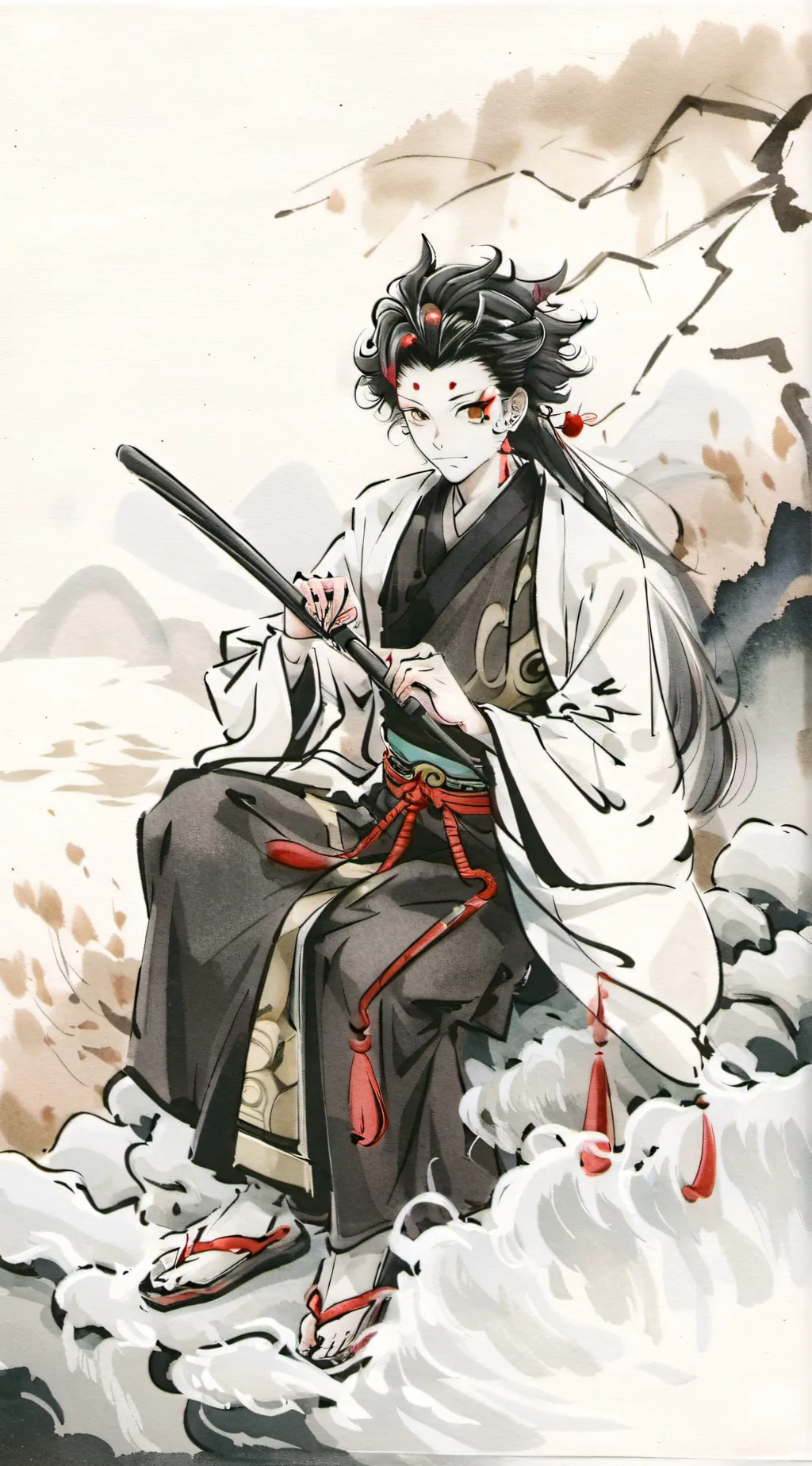 ai character: demon slayer background