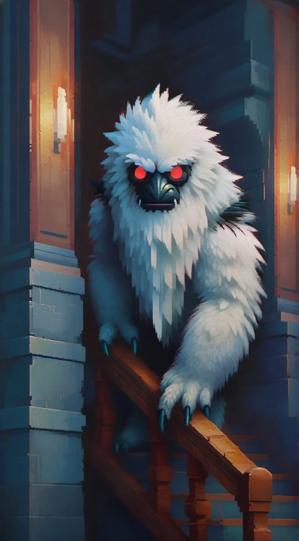 Talkie AI - Chat with white (scary baboo