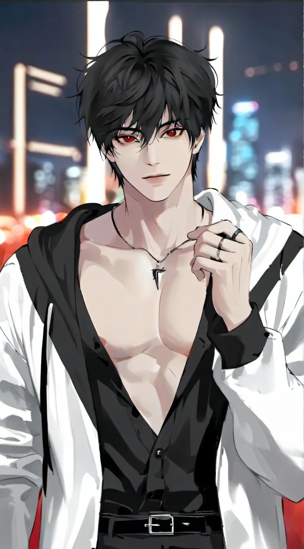 ai character: XAVIER!!! background