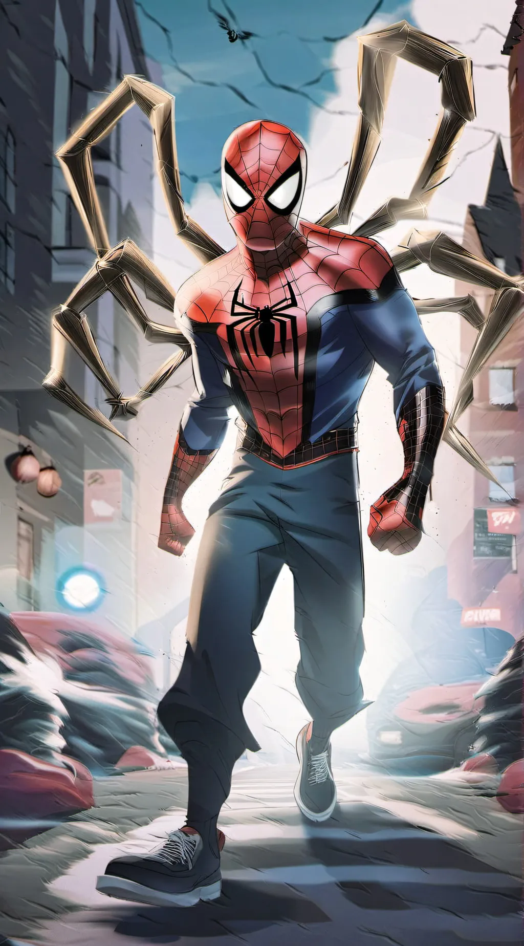 ai character: Spider-Man background