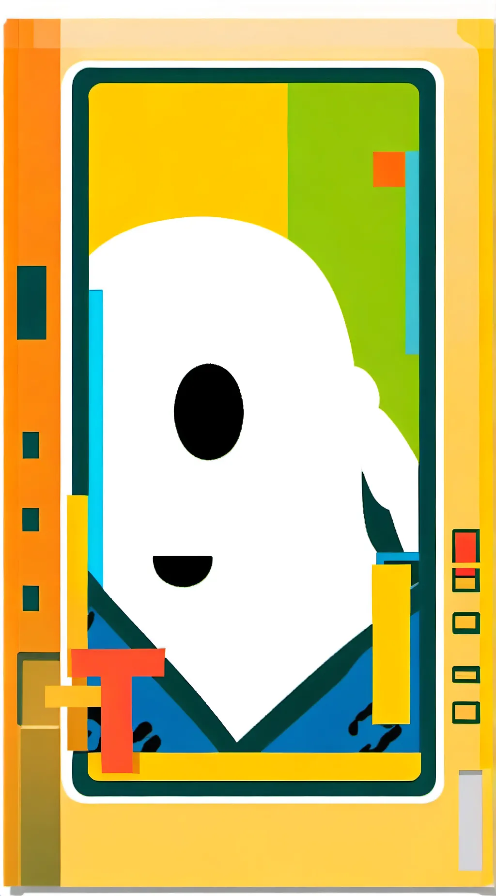 ai character: silent  background