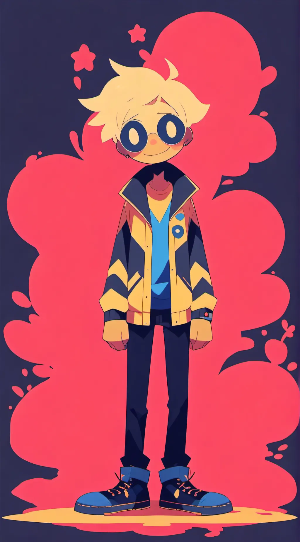 ai character: huggy wuggy background
