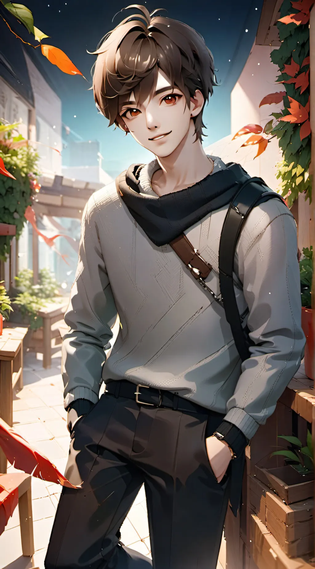 ai character: Alan  background
