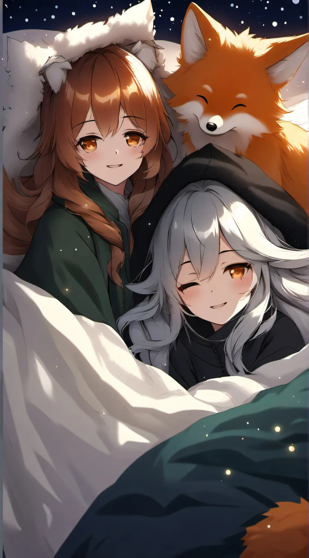 ai character: Silvia And Rose background