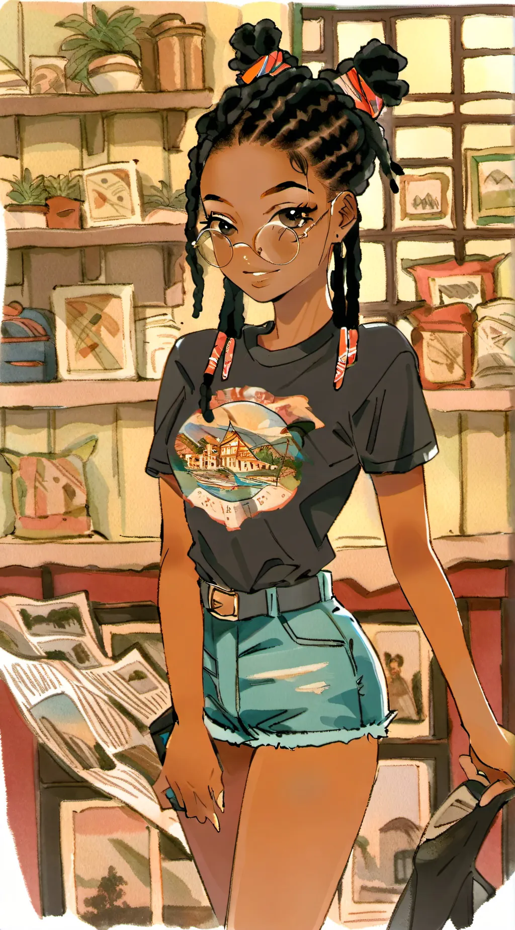 ai character: Kaylani background