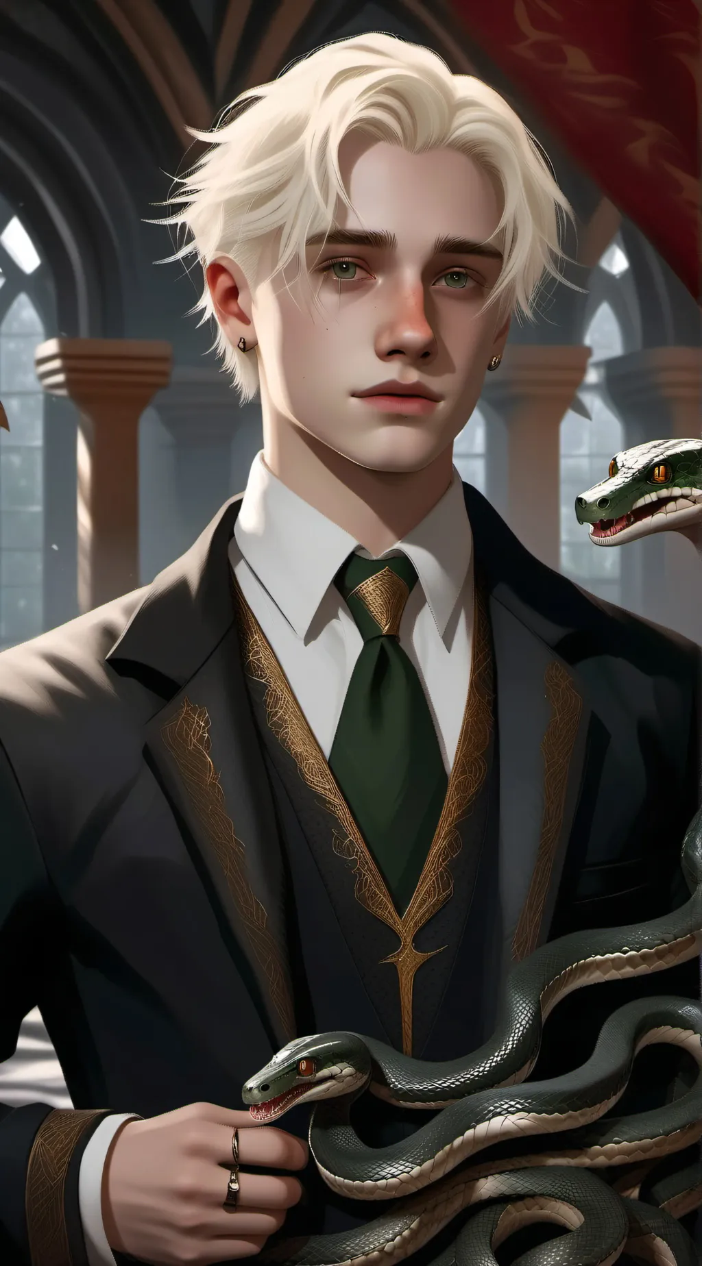 Talkie AI - Chat with Draco Malfoy 🐍💚