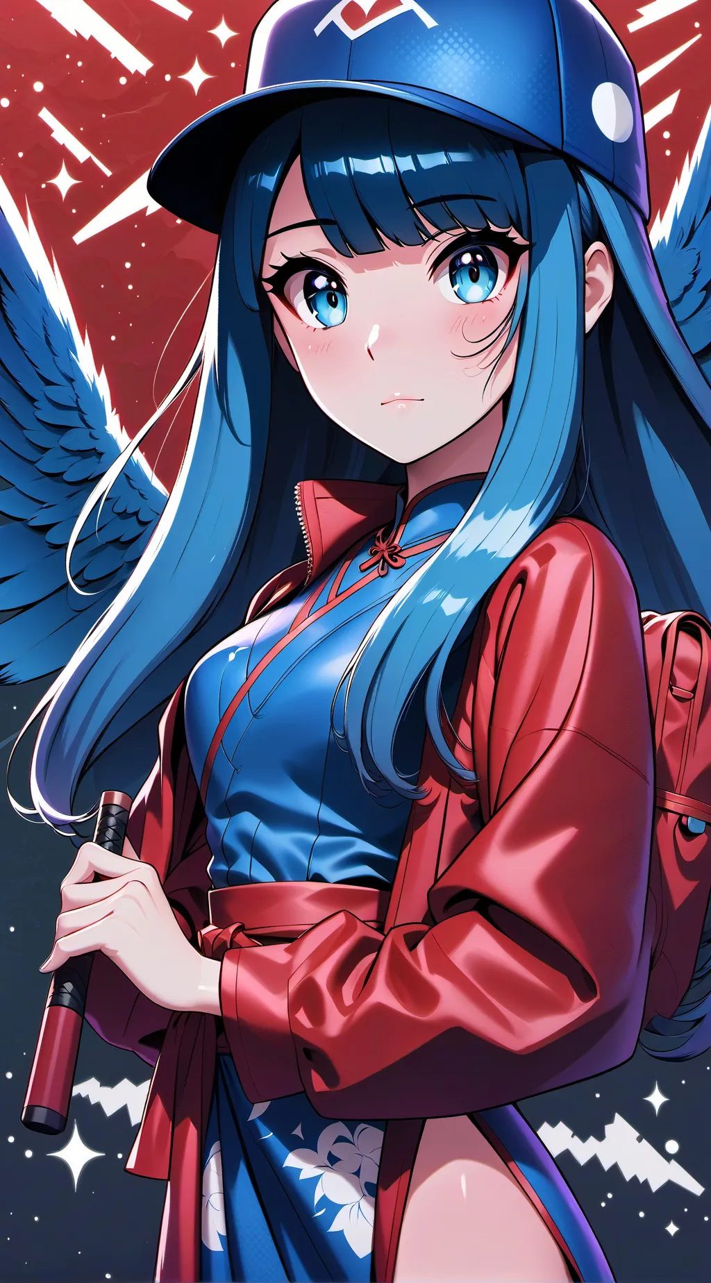 ai character: Alexandra  background