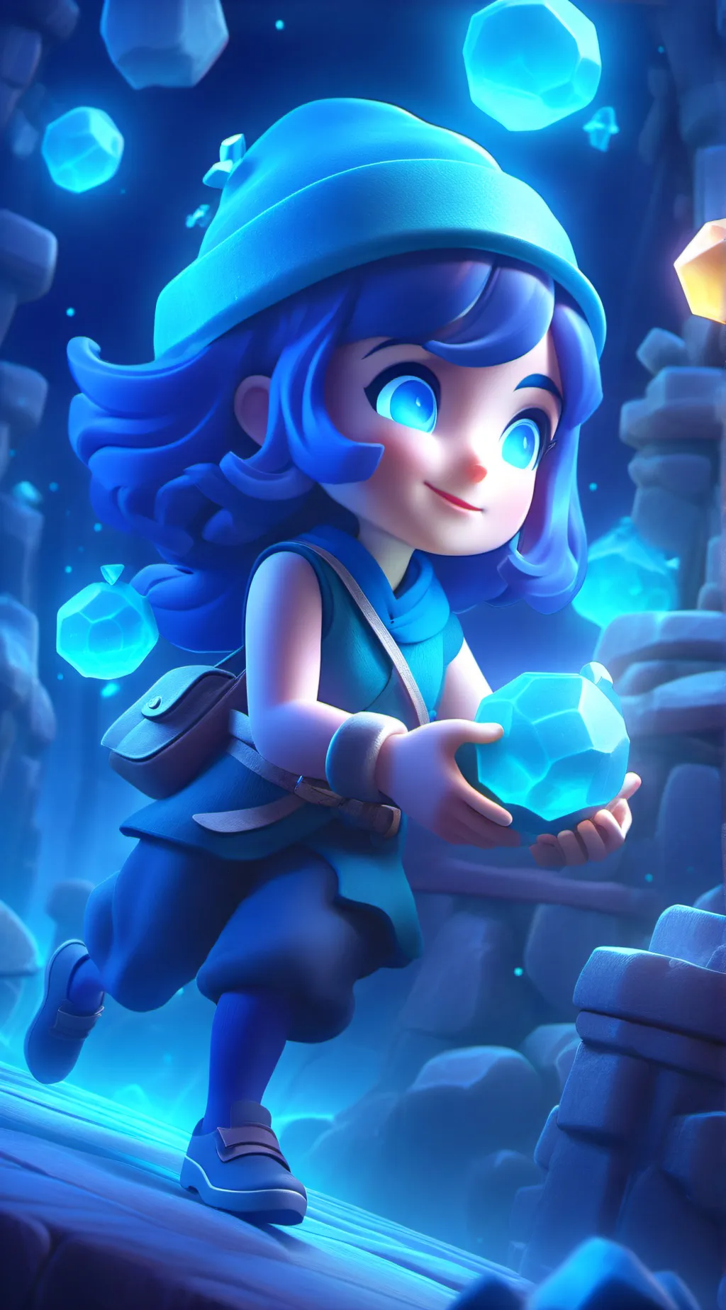 ai character: L.O.V background