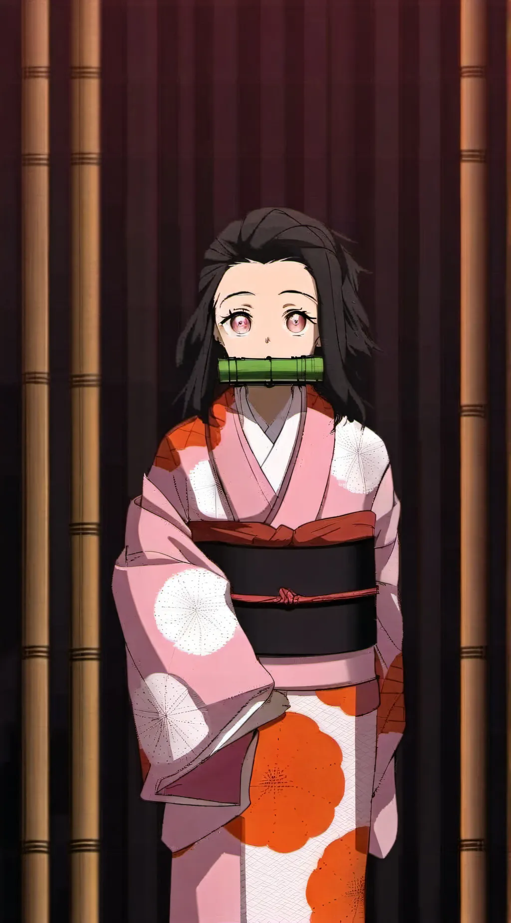 ai character: Nezuko kamado background