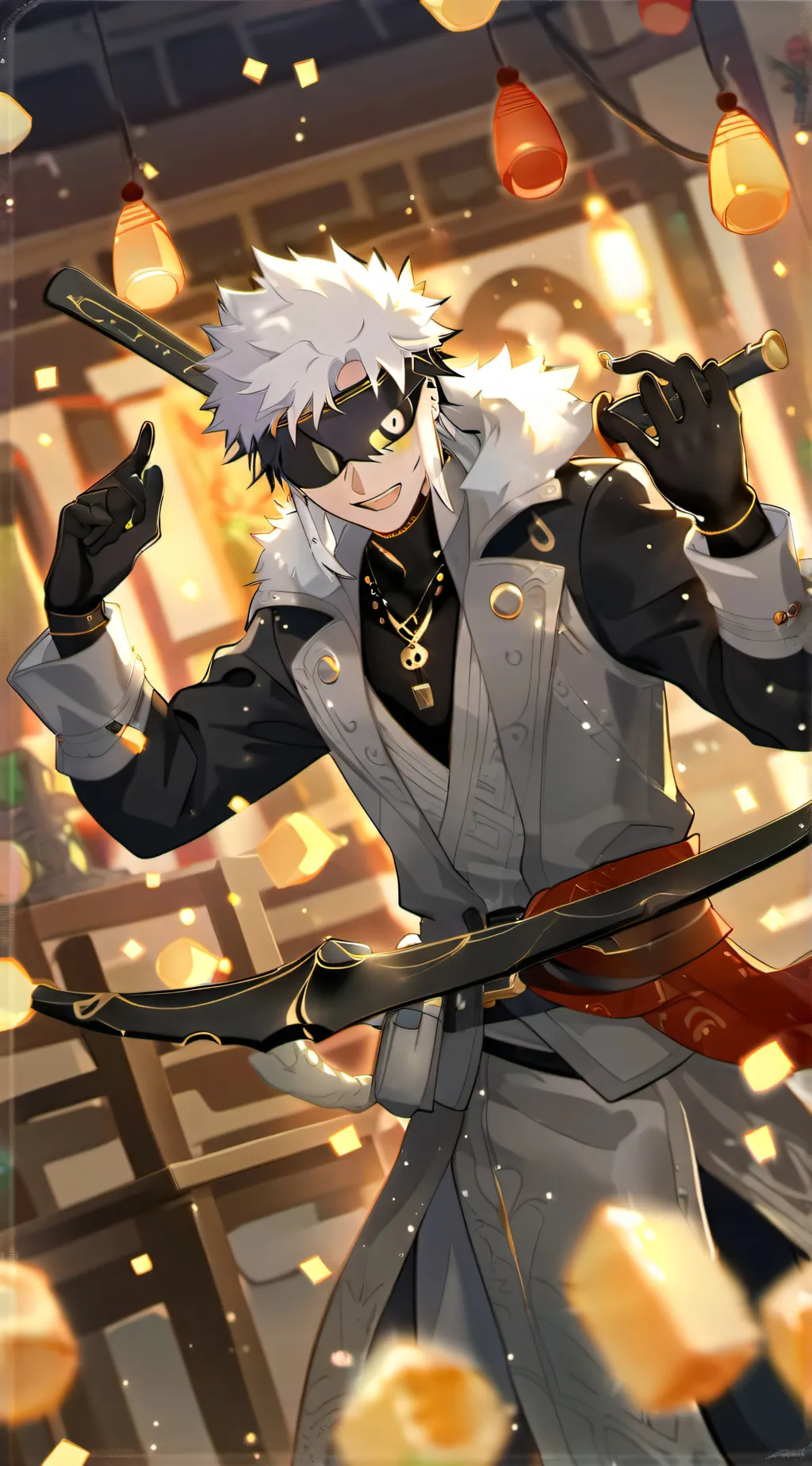 ai character: gojo background