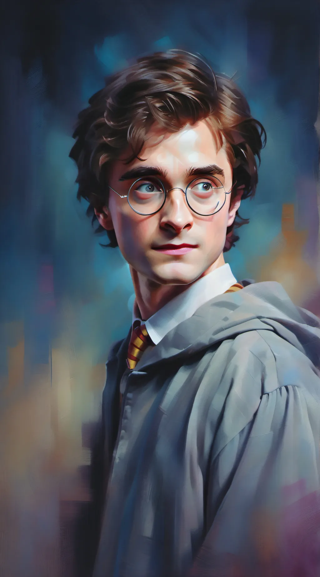 ai character: Harry Potter  background