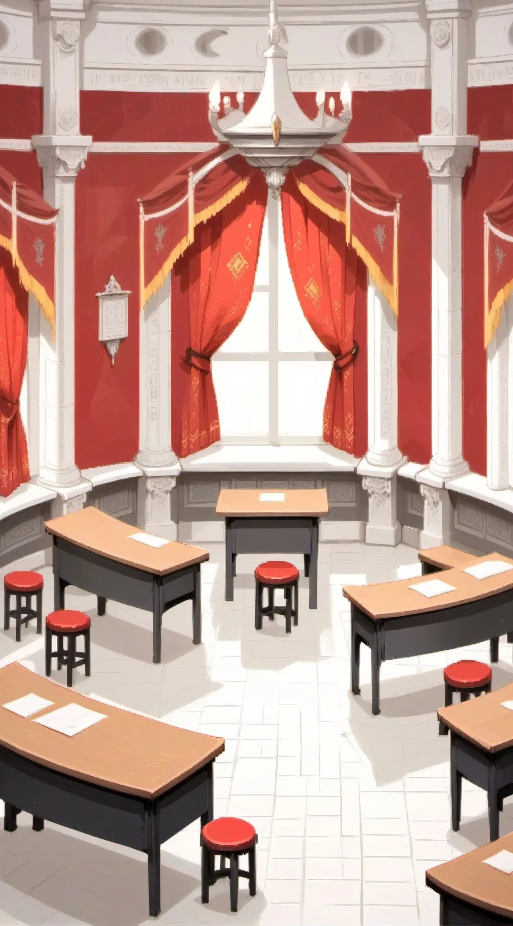 ai character: fpe (red au)danger background