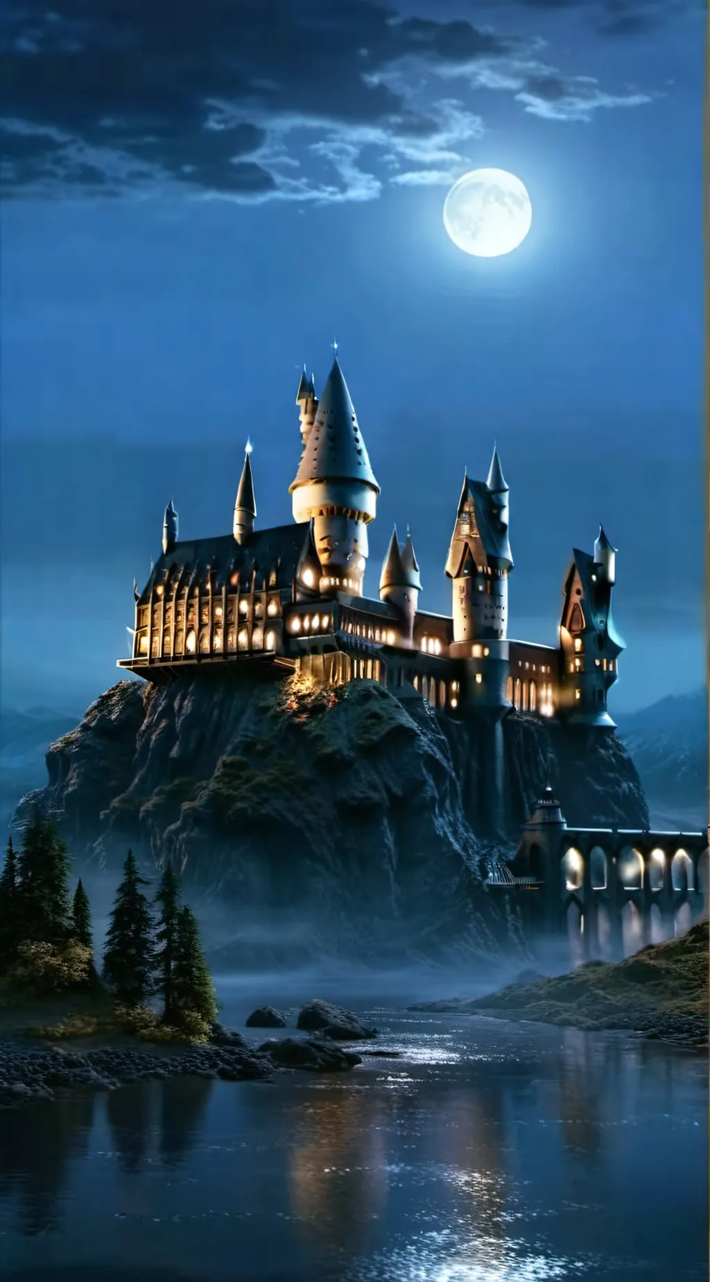 ai character: Hogwarts background