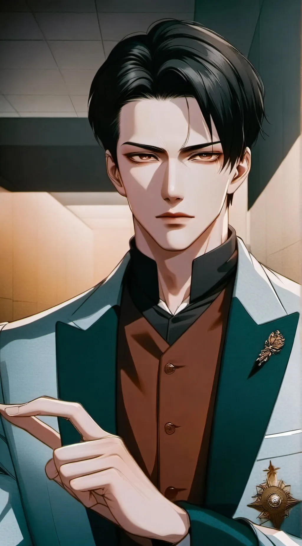 ai character: Levi Ackerman background