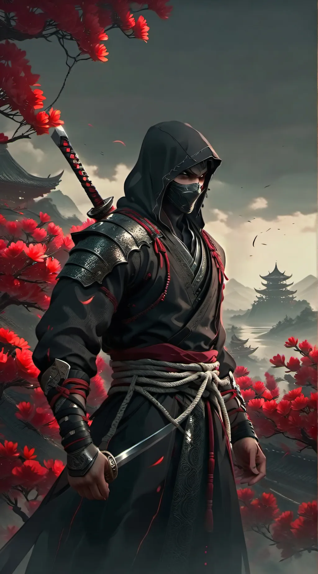 ai character: wolf  background