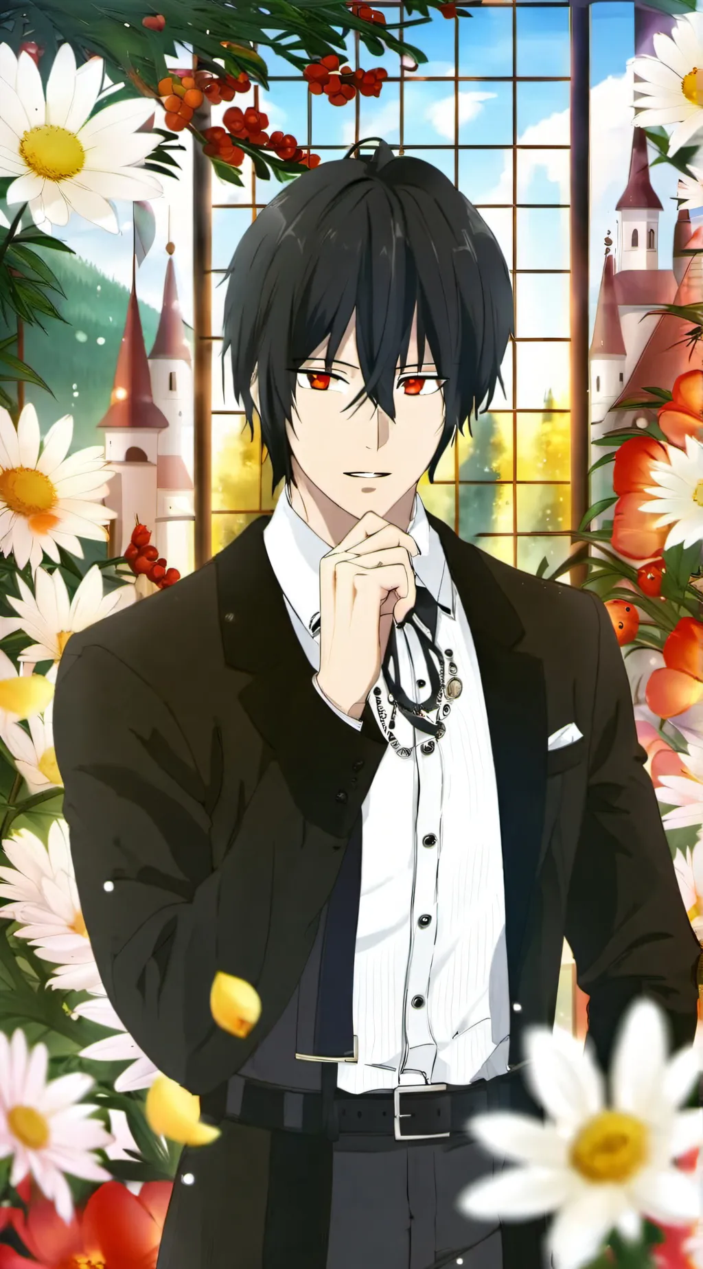 ai character: Felix  background
