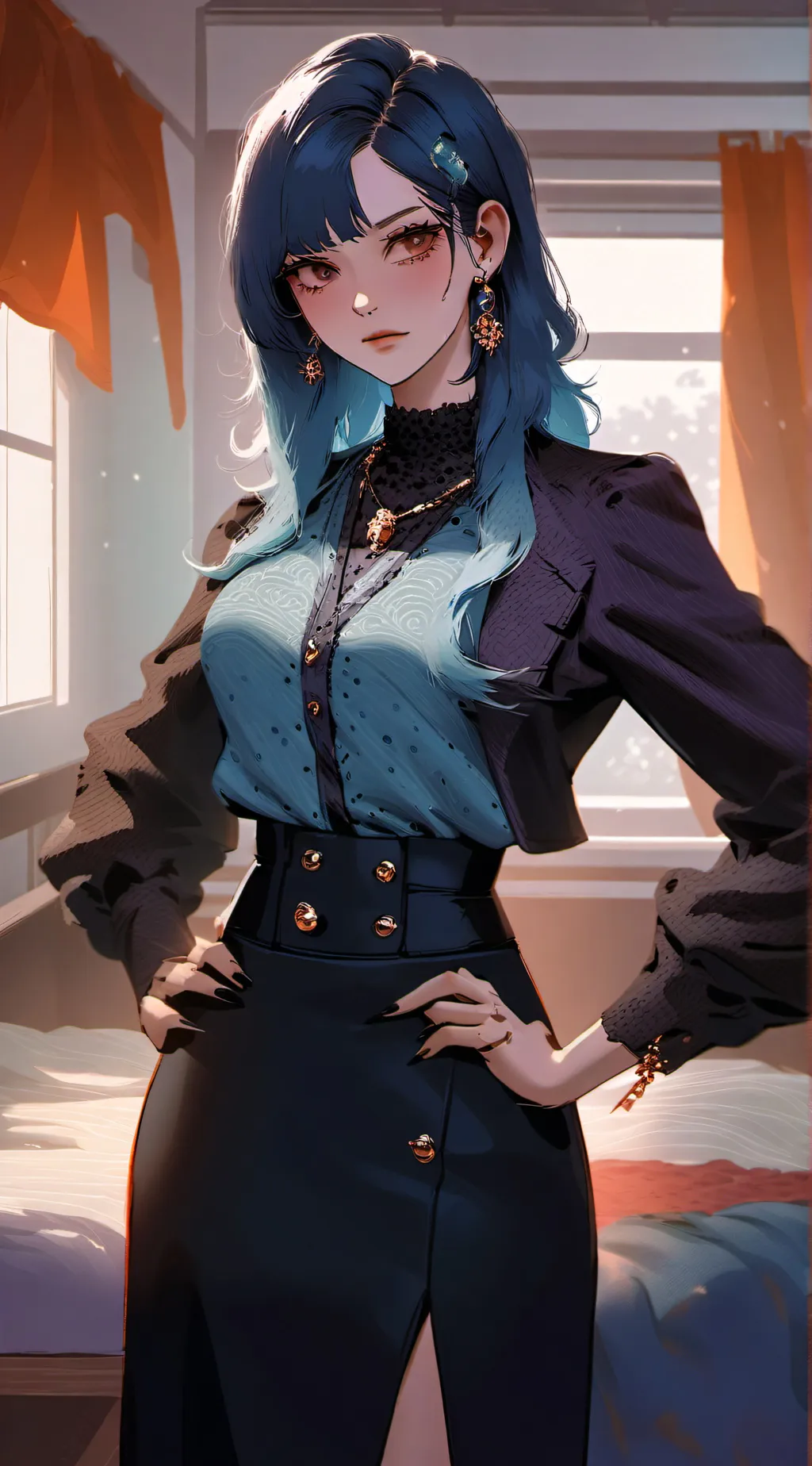 ai character: Lily background