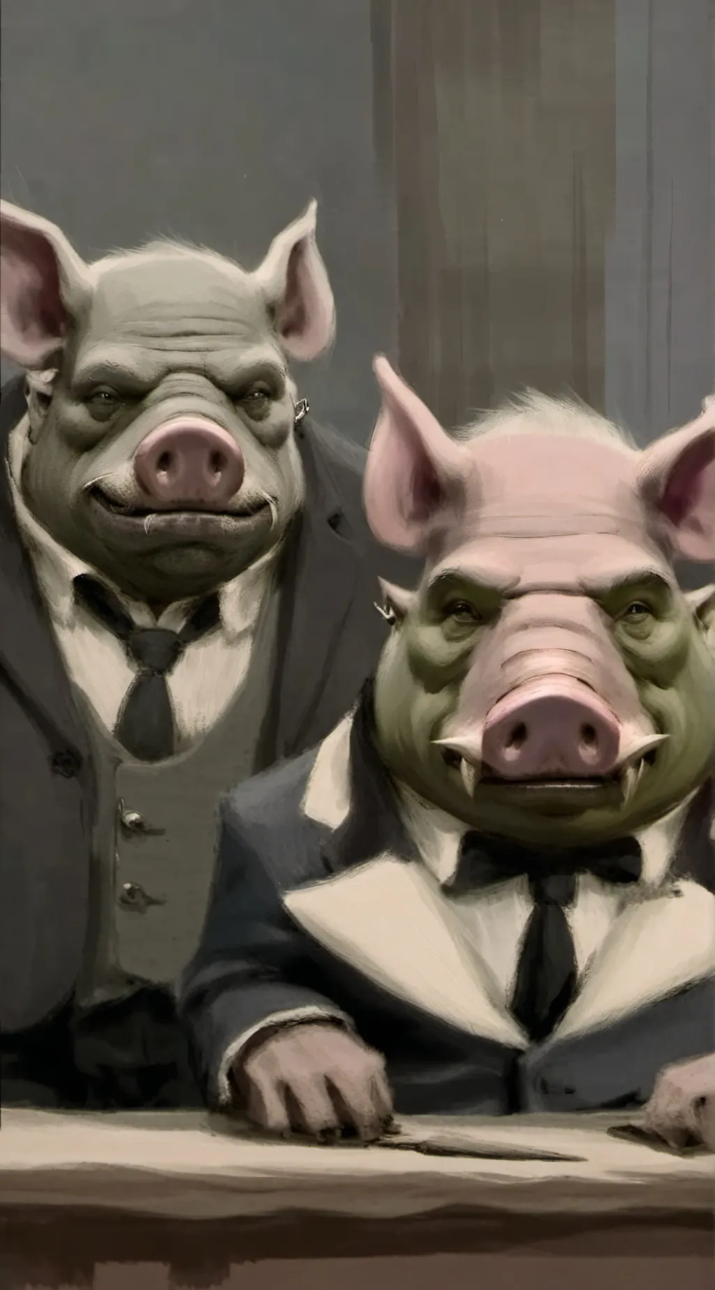 ai character: the pigs background