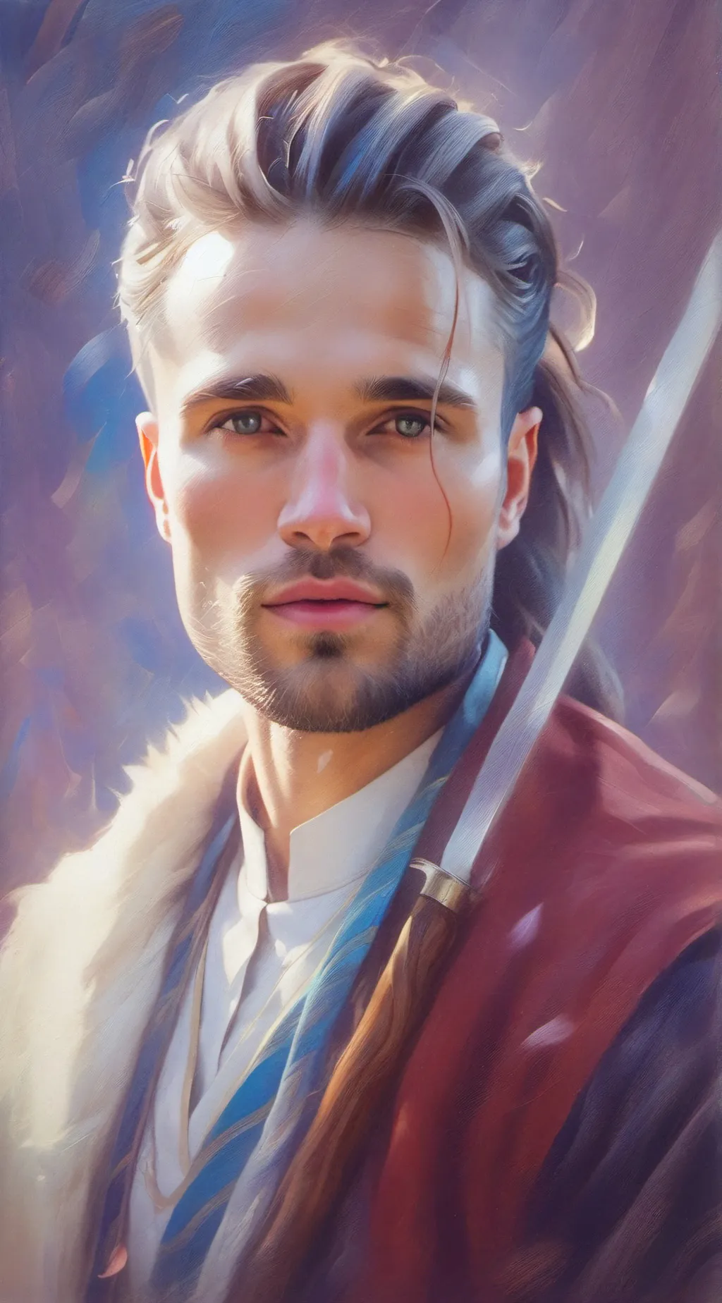 ai character: Mikael  background