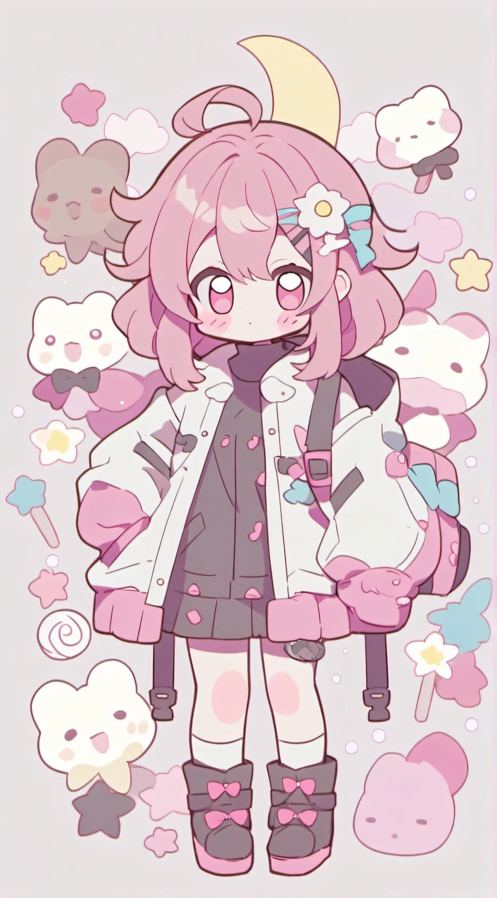 ai character: Crafty X Dogday background