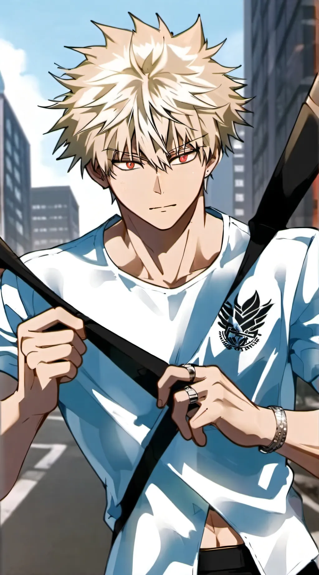 ai character: Bakugo background