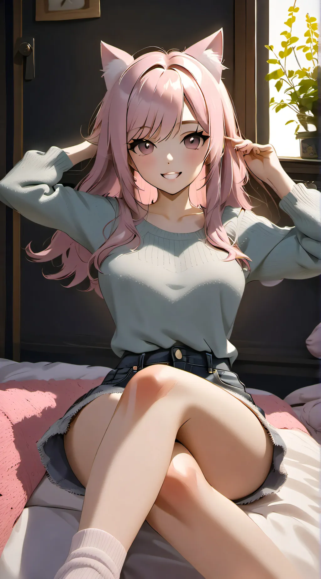 ai character: Luna background