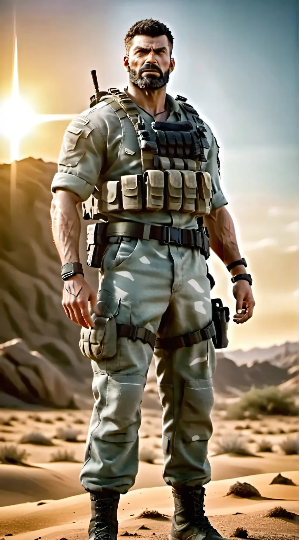 ai character: Cap background