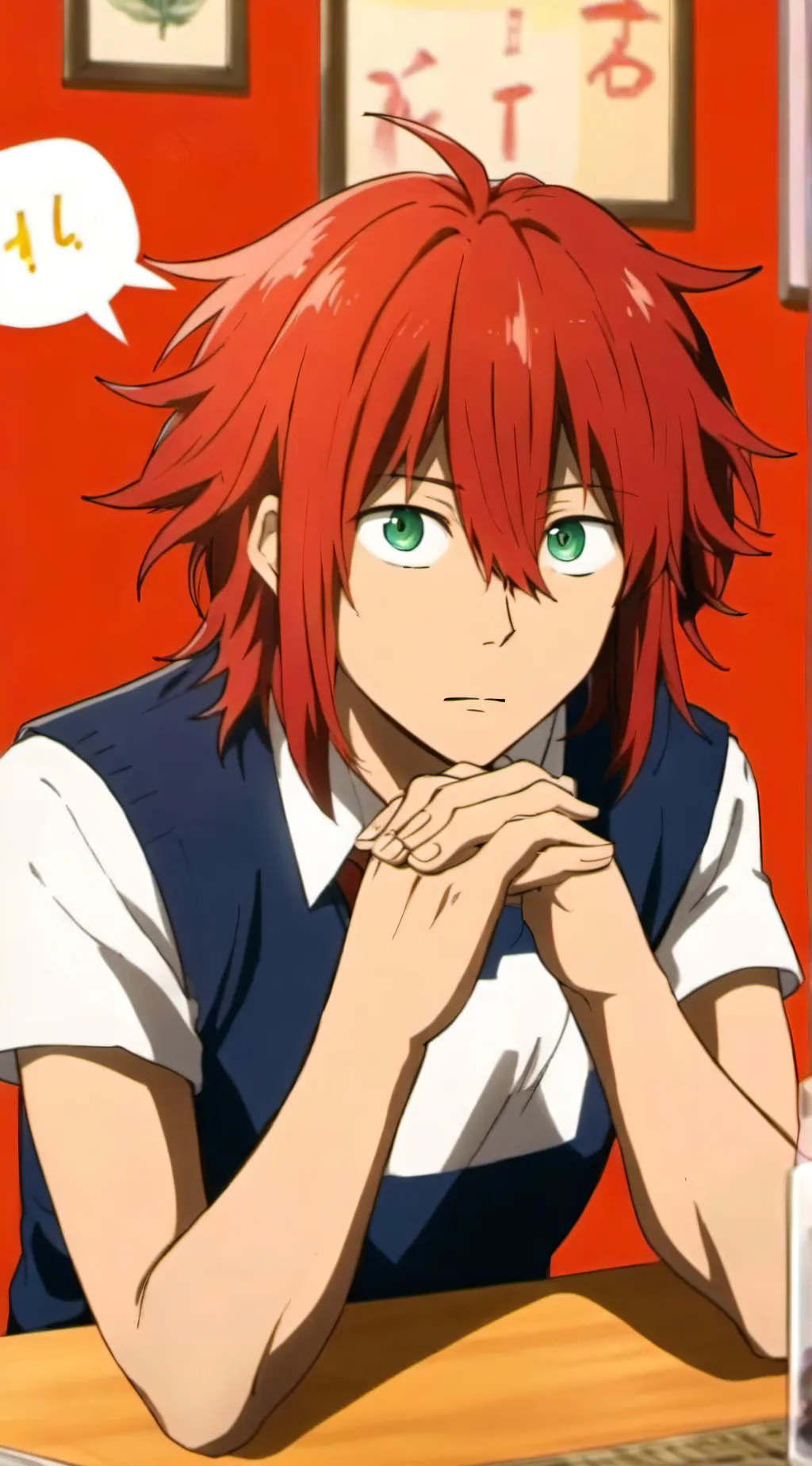 ai character: Kirishima background