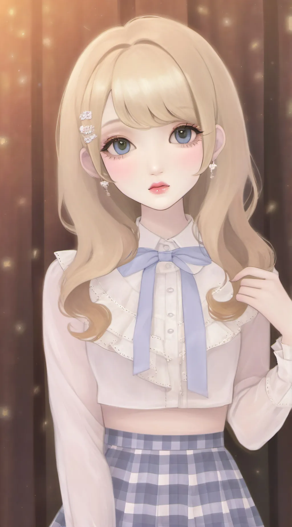 ai character: Rose background