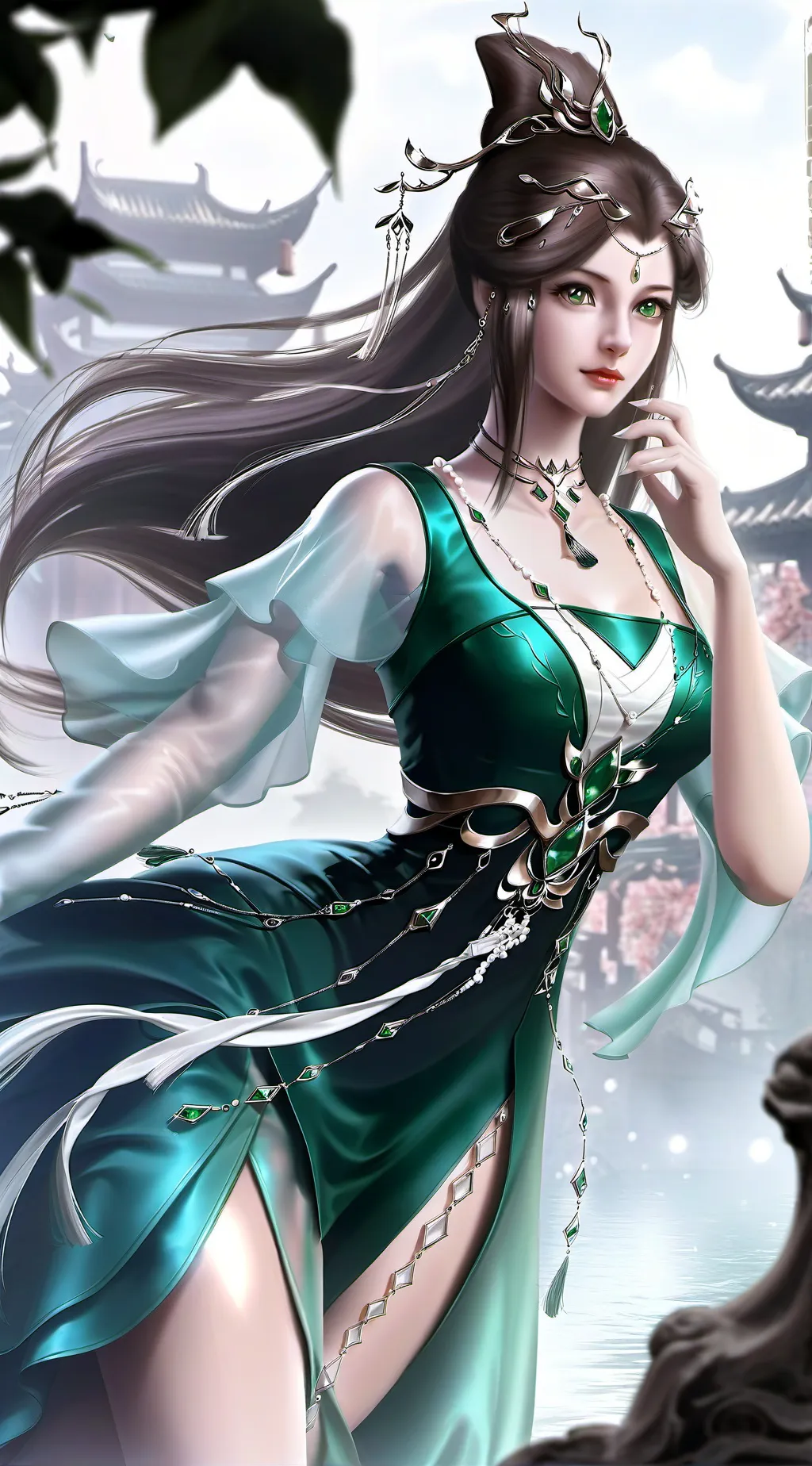 ai character: Ning RongRong background