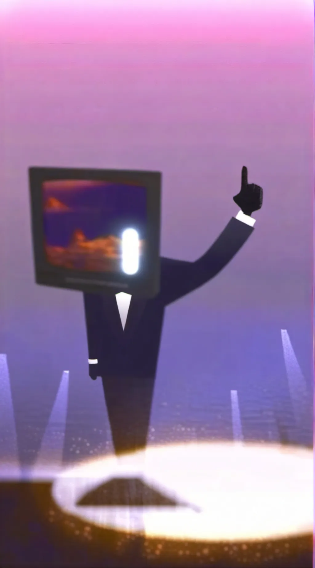 ai character: Tv Man background