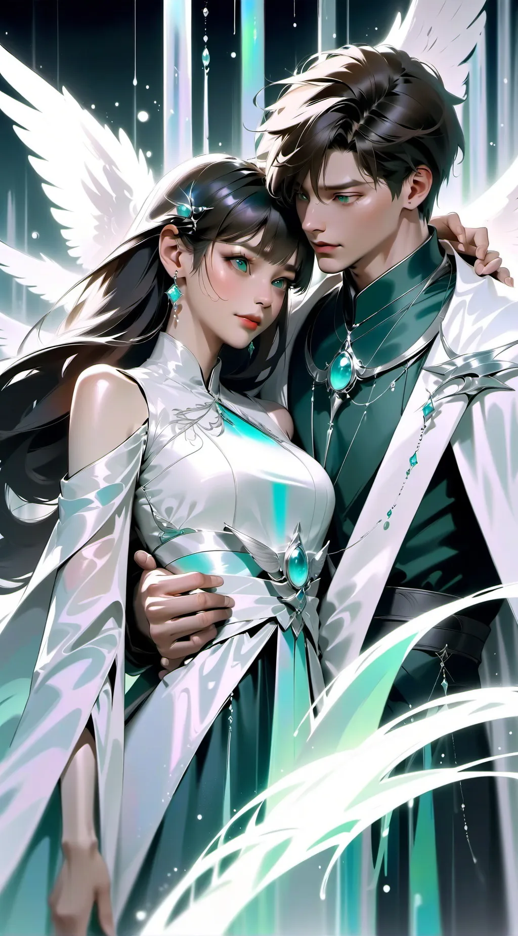 ai character: JK bts,lisa bp background