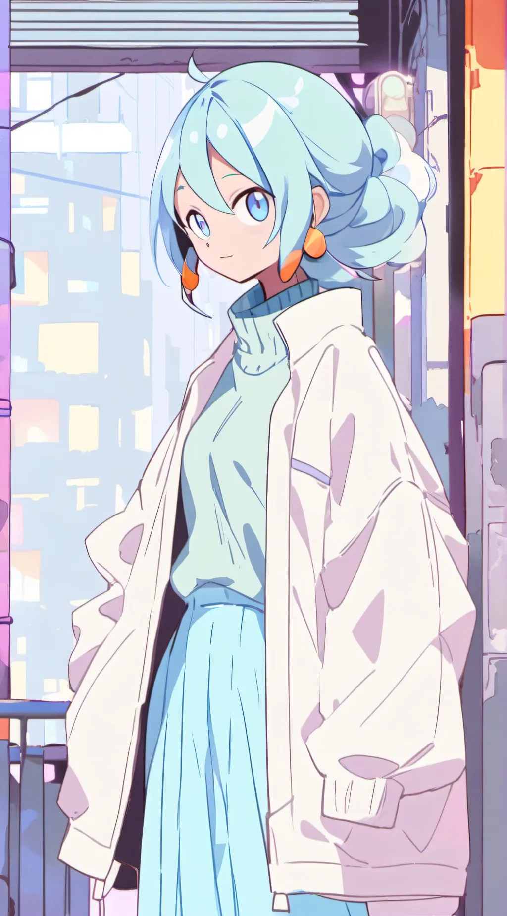 ai character: Miku background