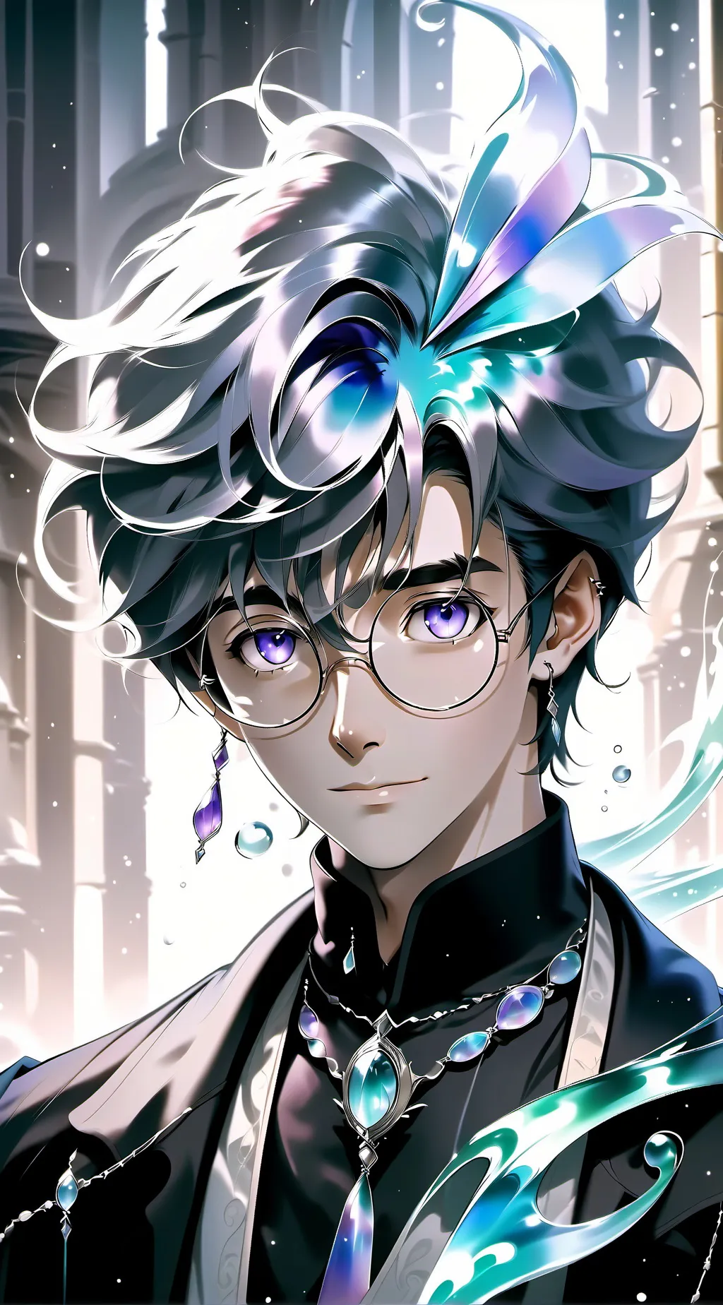 ai character: Harry potter💀 background