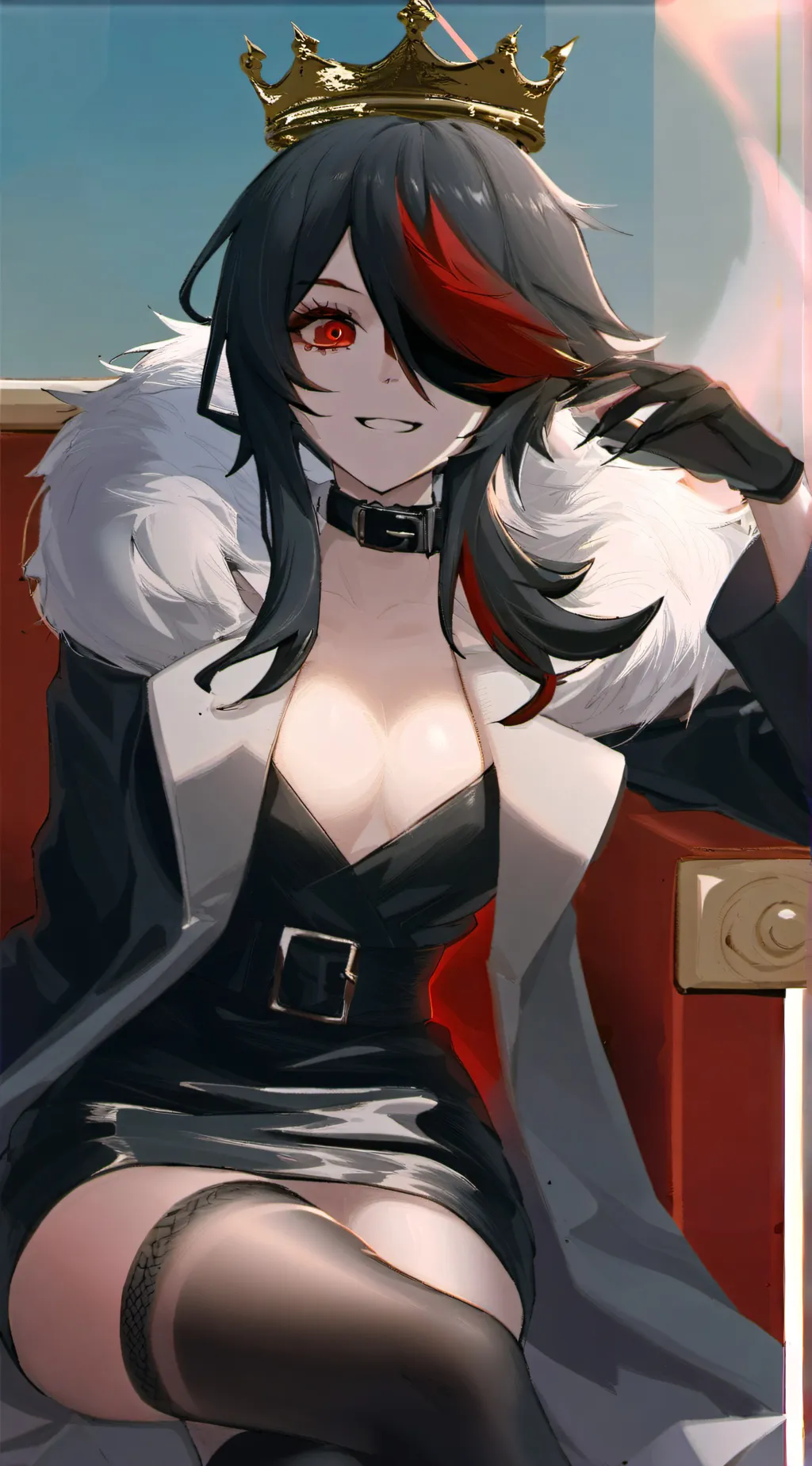 ai character: KING background