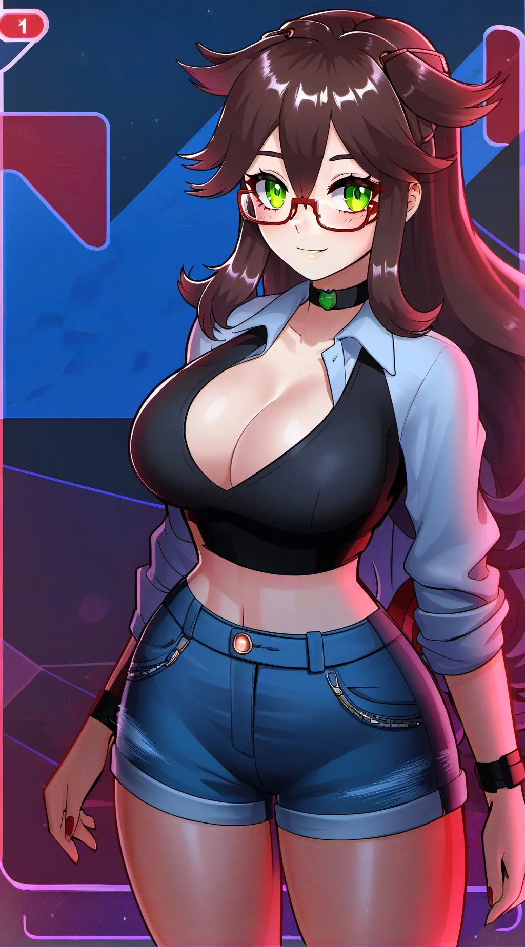 ai character: Zoey background