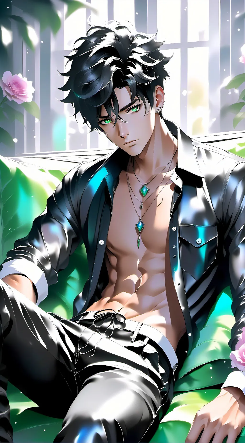 ai character: miles  background