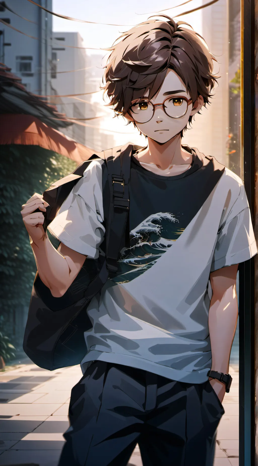 ai character: Asher  background
