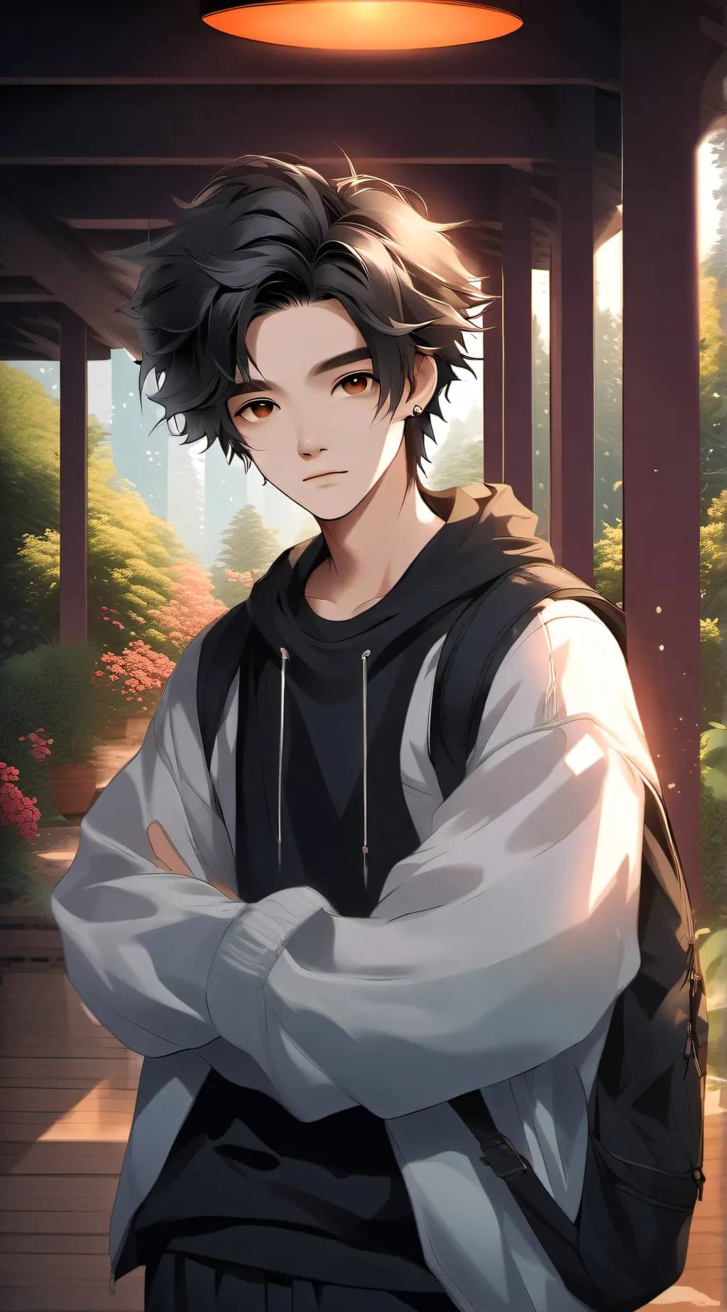 ai character: Skz *airport* background