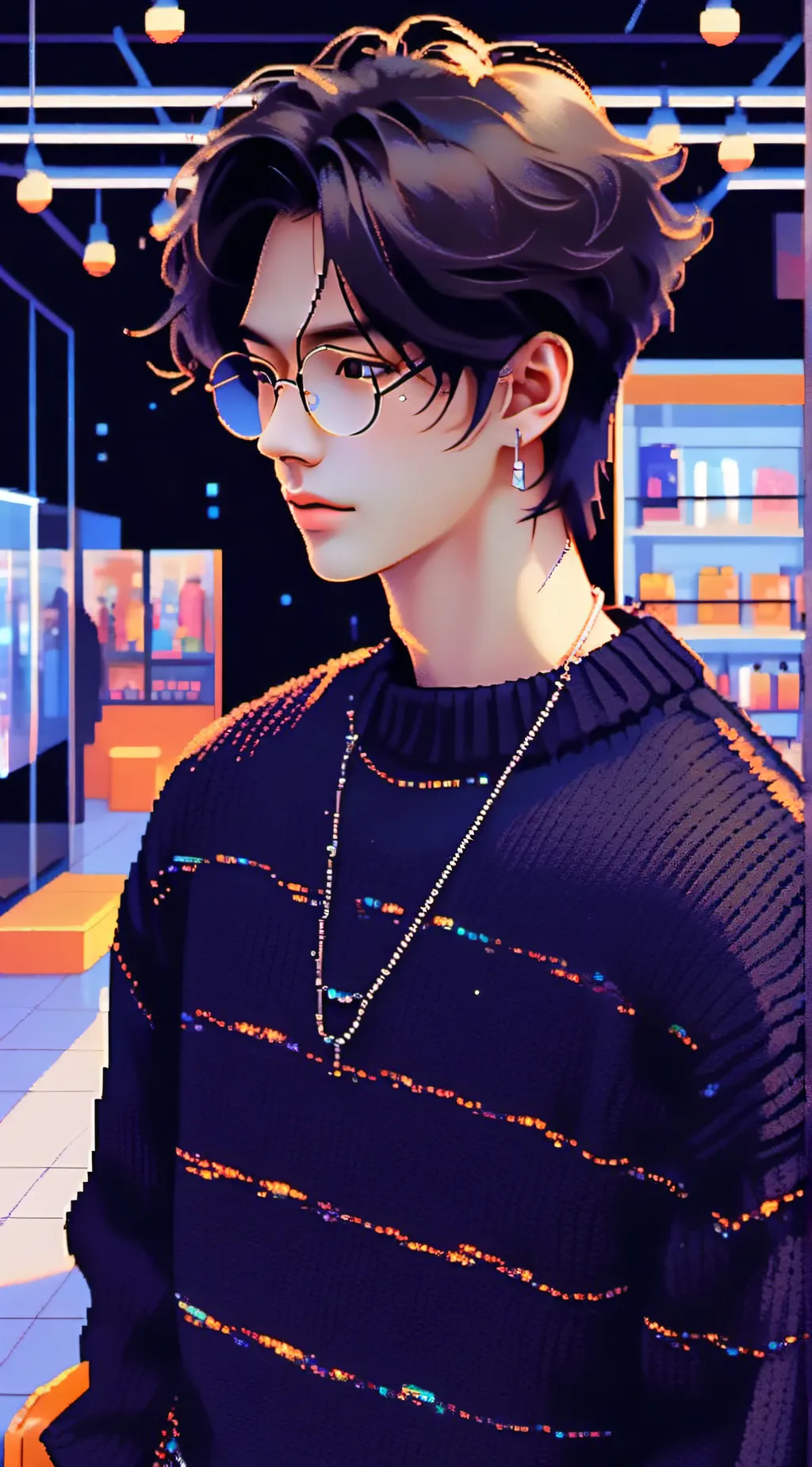 ai character: ♤Skz♤ background