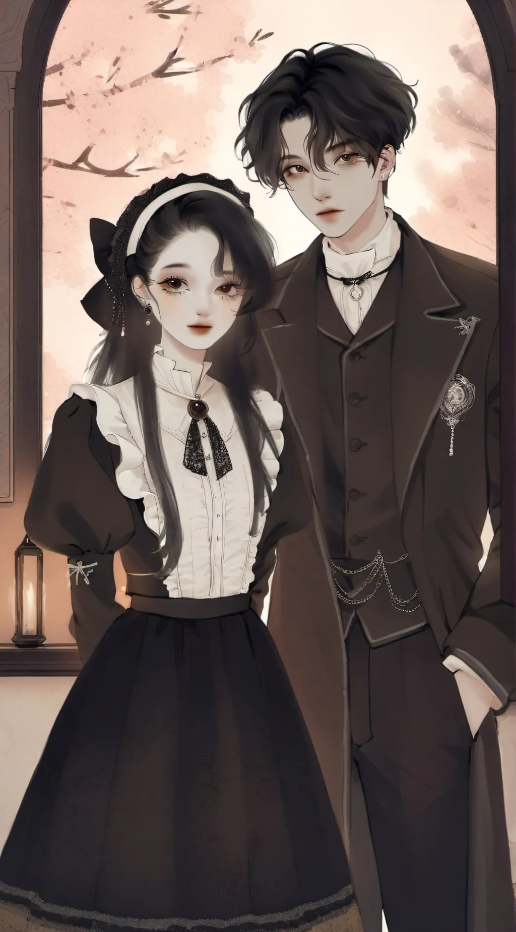 ai character: luv u  background