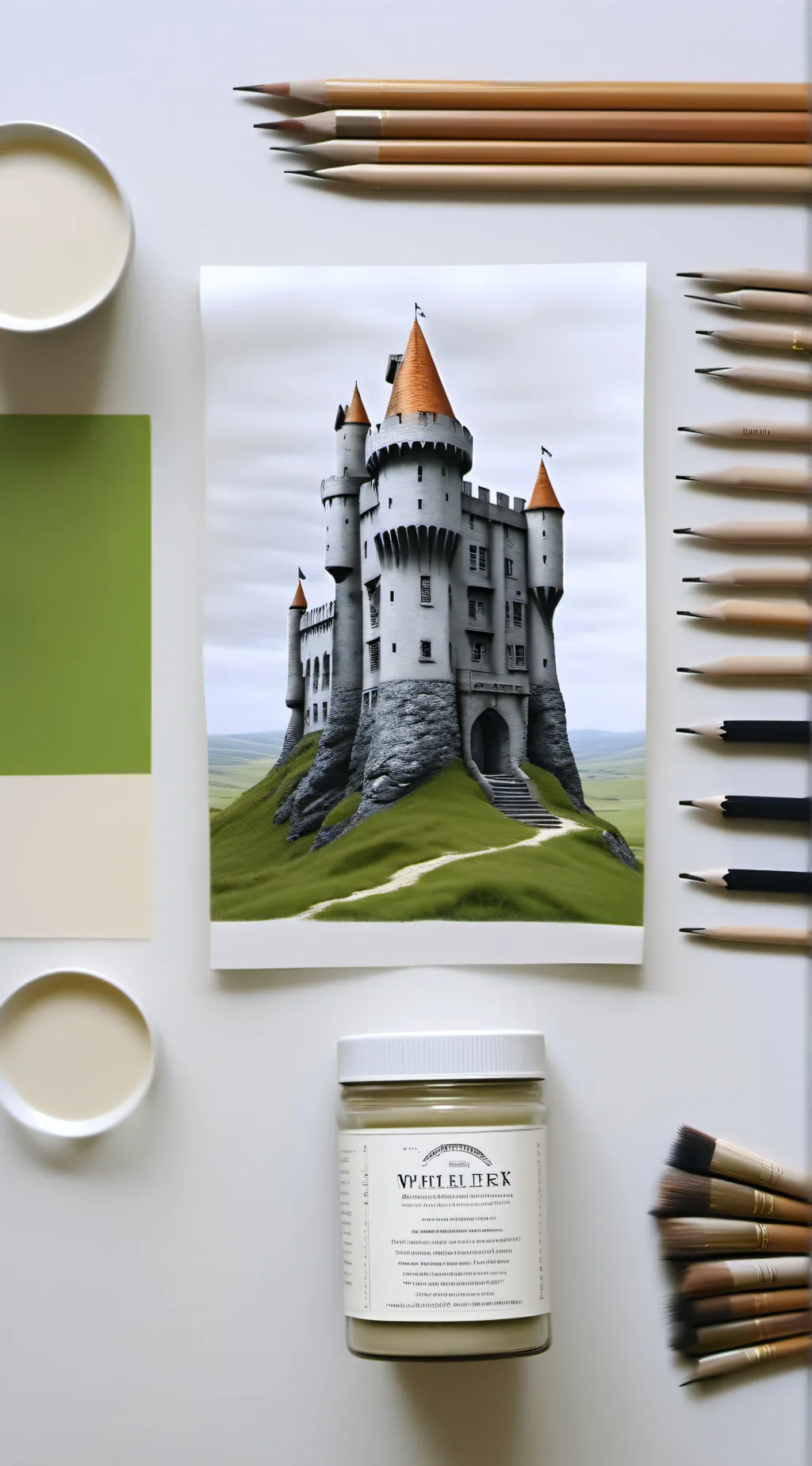 ai character: The Weasley Burrow background