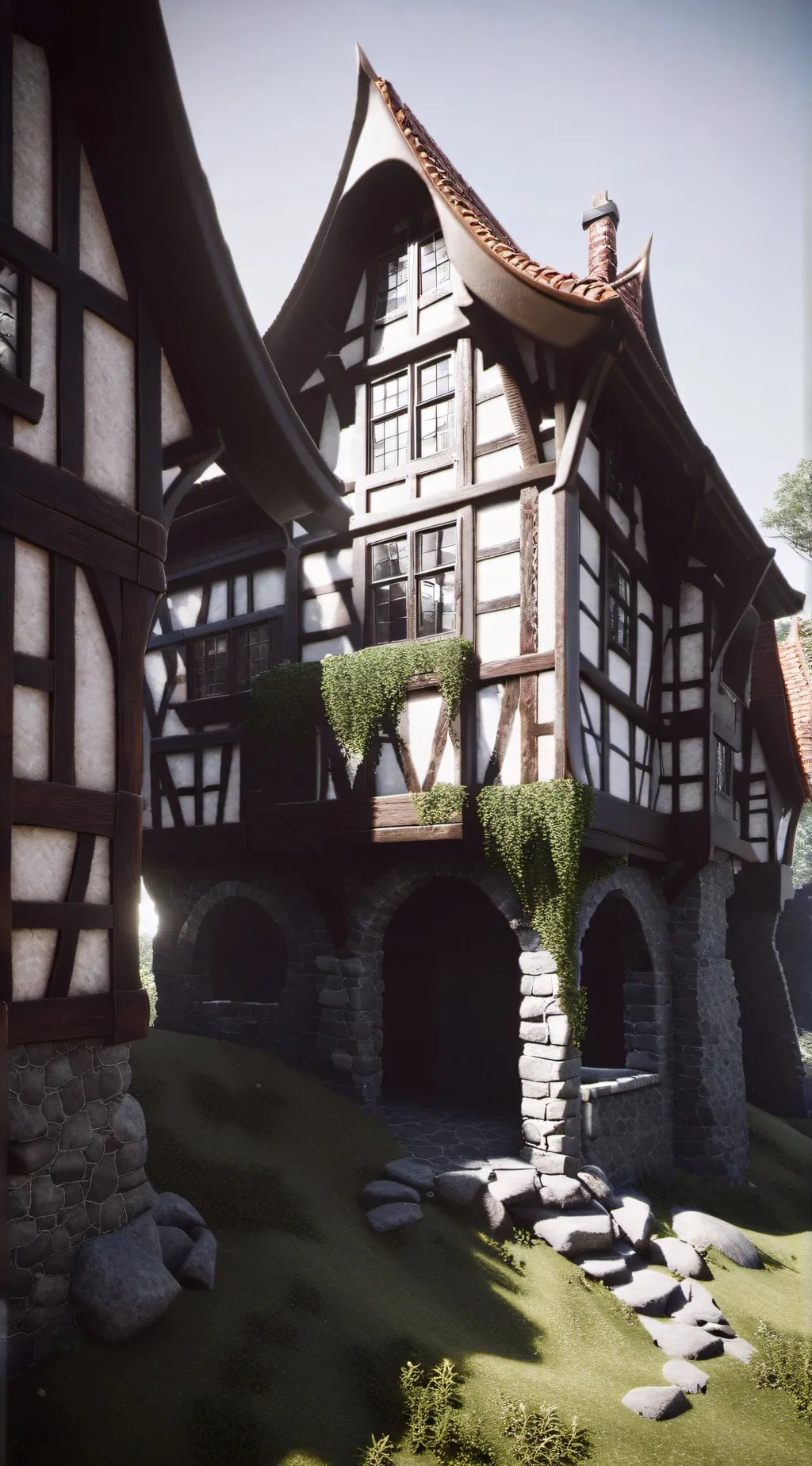 ai character: The Weasley Burrow background