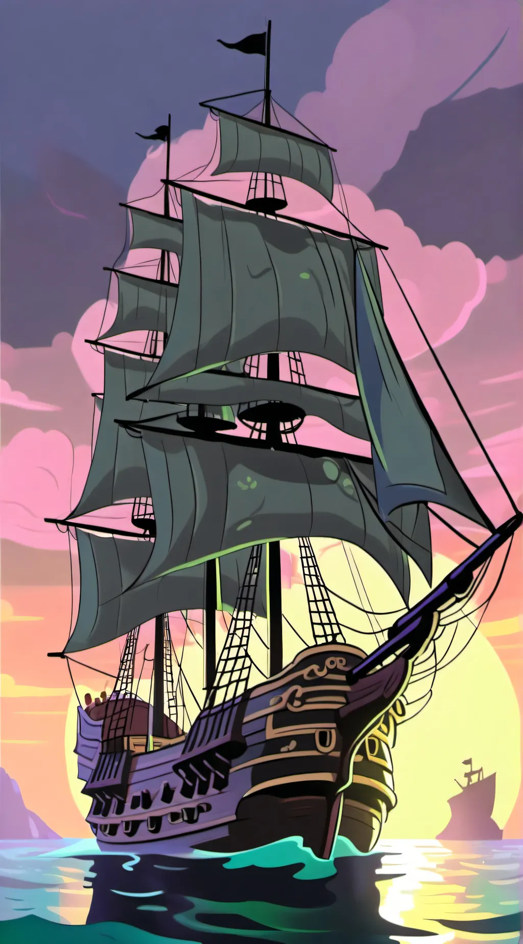 ai character: one piece background