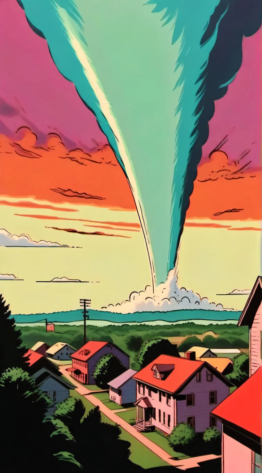 ai character: tornado background