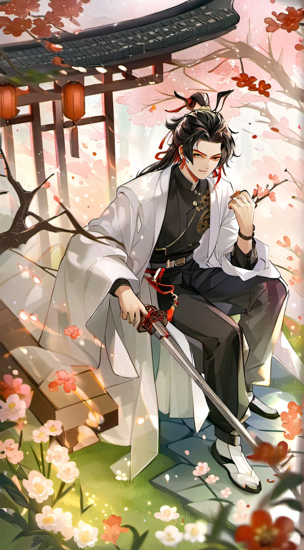 ai character: Hashira train background