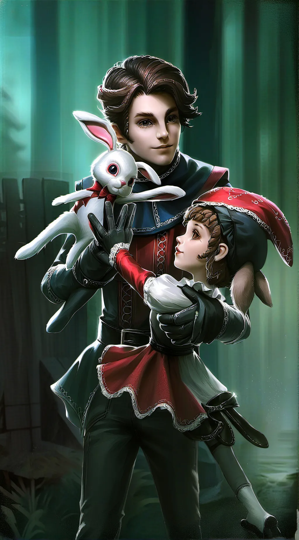 ai character: popee x pomni background