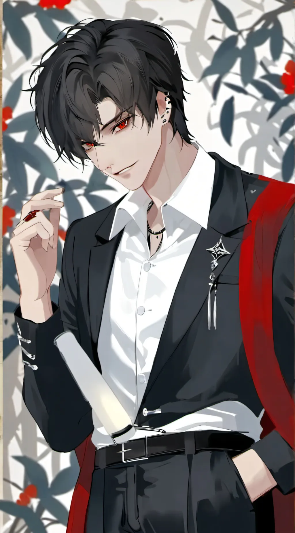 ai character: Kayden  background
